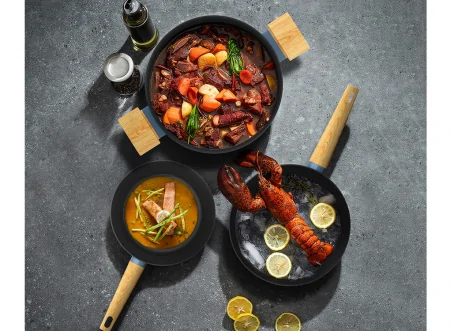 Bộ Nồi Chảo Chống Dính Vân Gỗ Elmich Nature EL-5206MG04 20