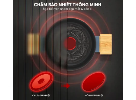 Bộ Nồi Chảo Chống Dính Vân Gỗ Elmich Nature EL-5206MG04 8