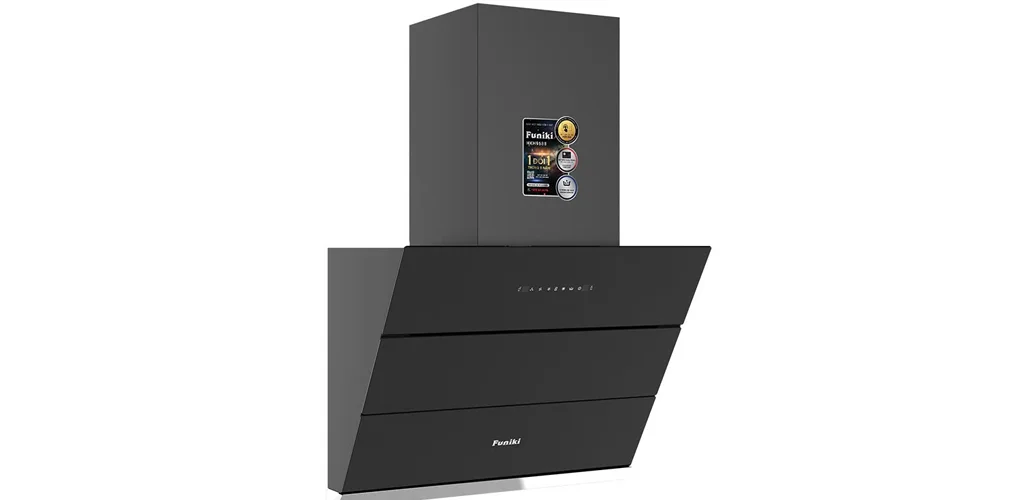 Máy Hút Mùi Áp Tường Kính Vát Funiki HKH9688 2