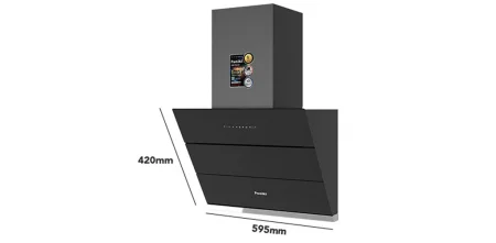 Máy Hút Mùi Áp Tường Kính Vát Funiki HKH9688 3