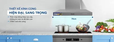 Máy Hút Mùi Áp Tường Chữ T Funiki HKH9668 5