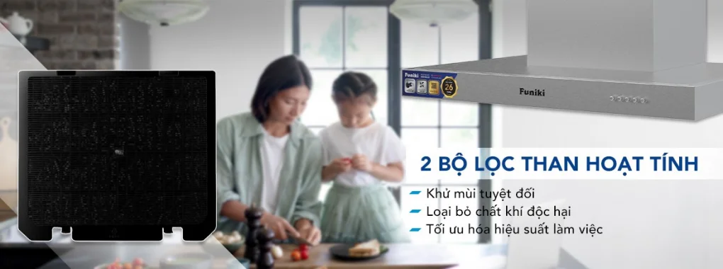 Máy Hút Mùi Áp Tường Chữ T Funiki HKH9668 8