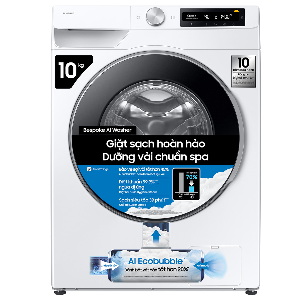 AI EcoBubble Inverter 10 kg WW10DG6U34LESV