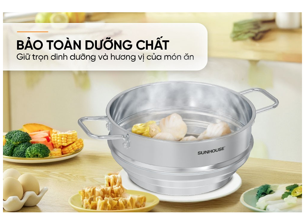 Xửng Đa Năng Inox Sunhouse Eco SHG105-24 7