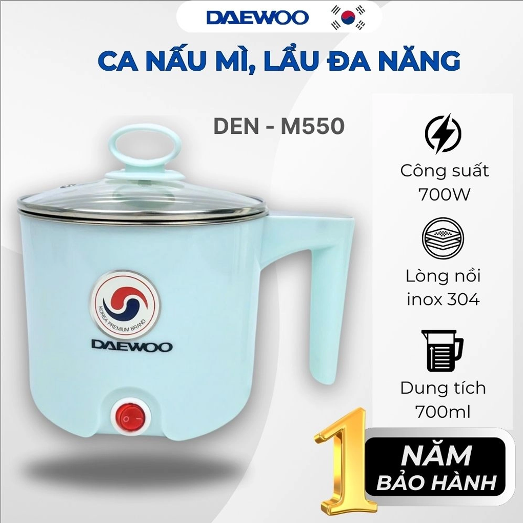 Nồi Nấu Mỳ Daewoo DEN-M550 700ml 1
