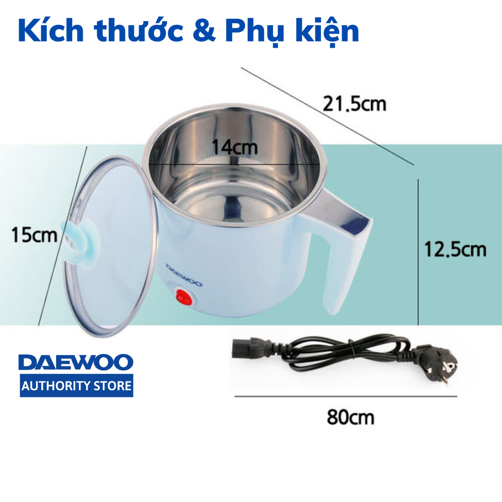 Nồi Nấu Mỳ Daewoo DEN-M550 700ml 2