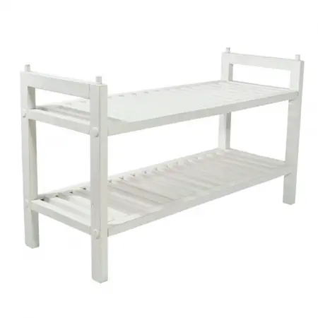 Kệ Giày Gỗ Đa Năng 2 Tầng - Trắng (MDL-002-W) 0