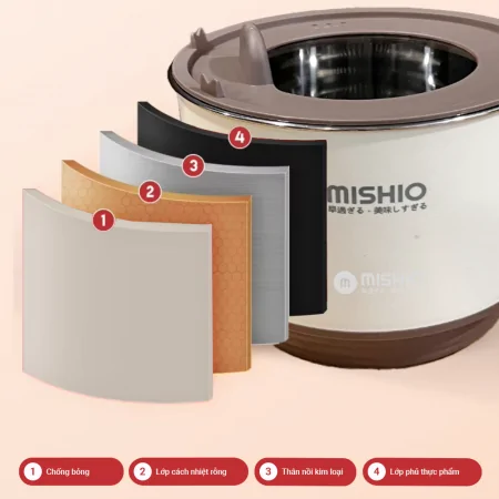 Ca Nấu Đa Năng Mishio MK392 1.5 Lít 2