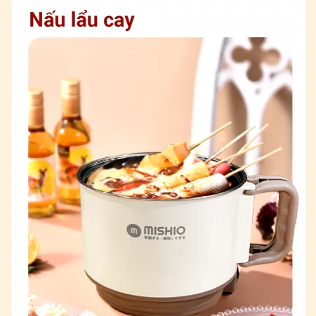 Ca Nấu Đa Năng Mishio MK392 1.5 Lít 5