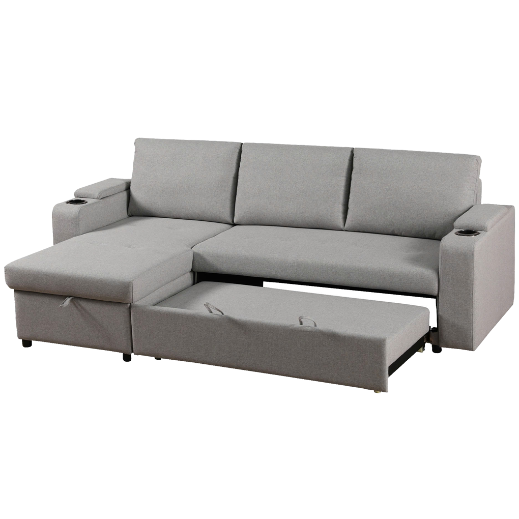 Sofa Góc L ( Góc Trái ) 8604 Xám 1