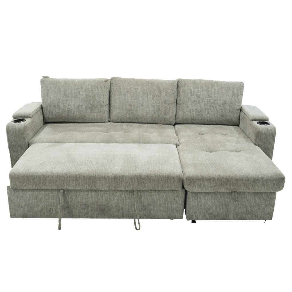 Sofa góc L (góc trái) 8604 Xám 3