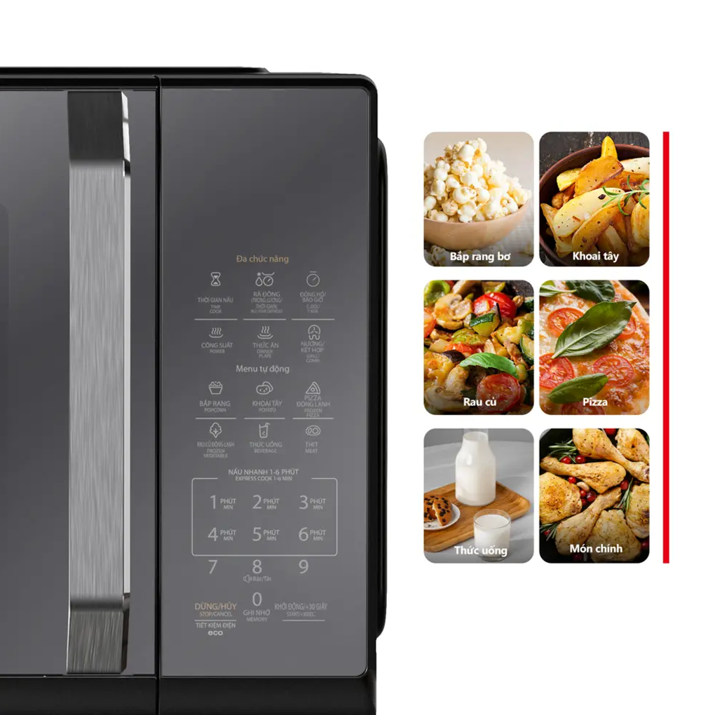 Lò Vi Sóng Có Nướng Toshiba MW3-EG26PE(BM) VN 26 Lít - Thái Lan 6