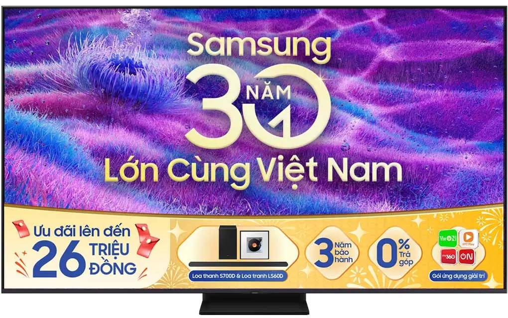 Smart AI Tivi Samsung Mini LED 4K 100 Inch QA100QN80F