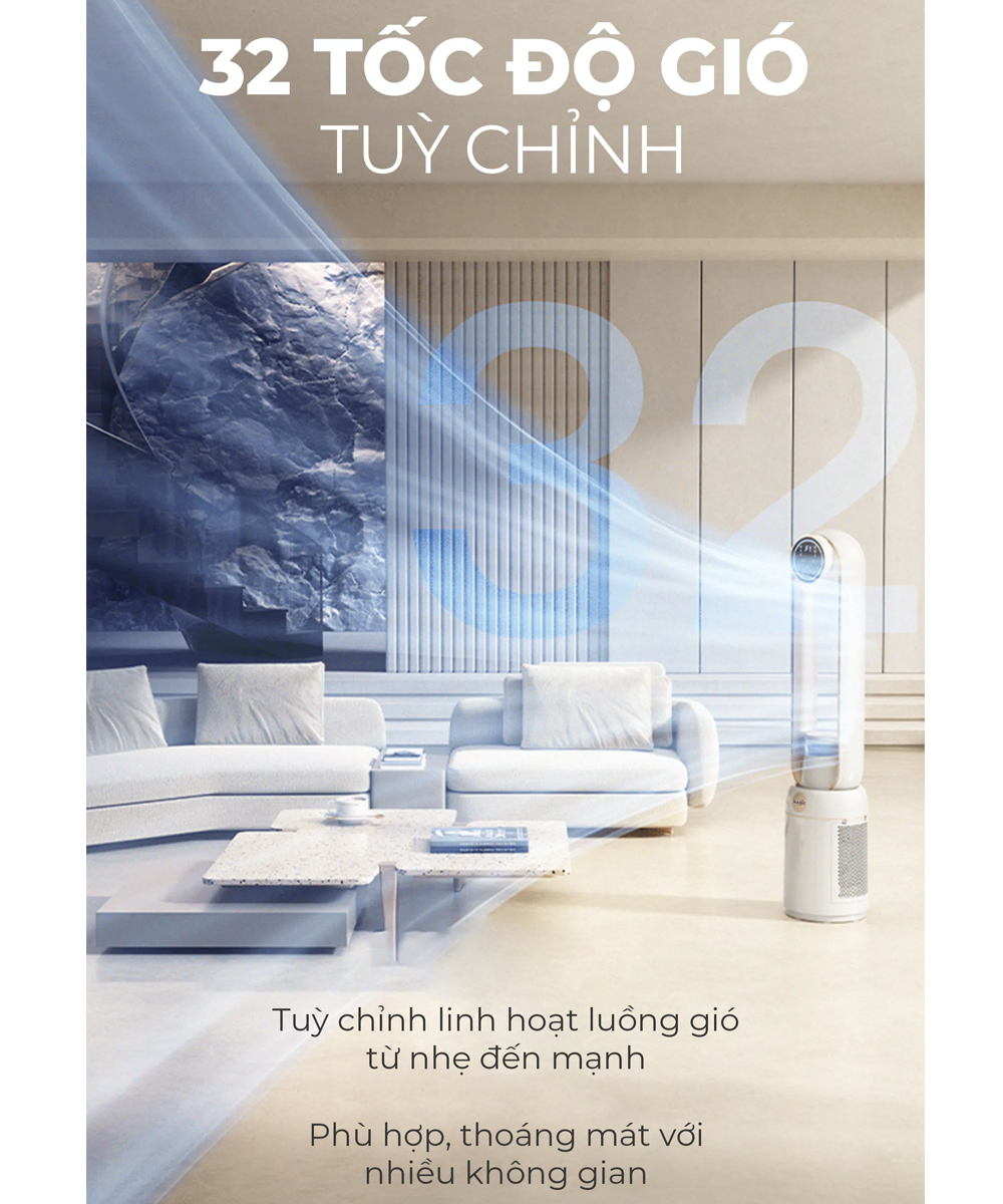 Quạt Không Cánh Magic Eco AC-307 4