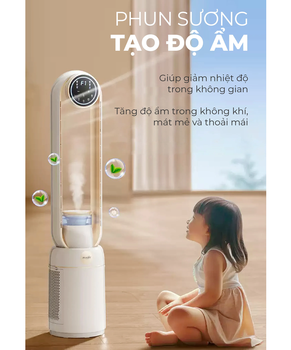 Quạt Không Cánh Magic Eco AC-307 5