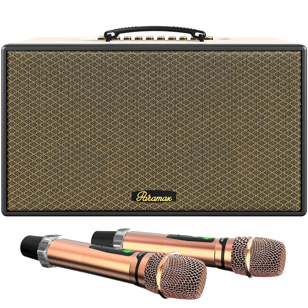 Loa Karaoke Di Động Xách Tay Paramax Aura (Cream Leather)