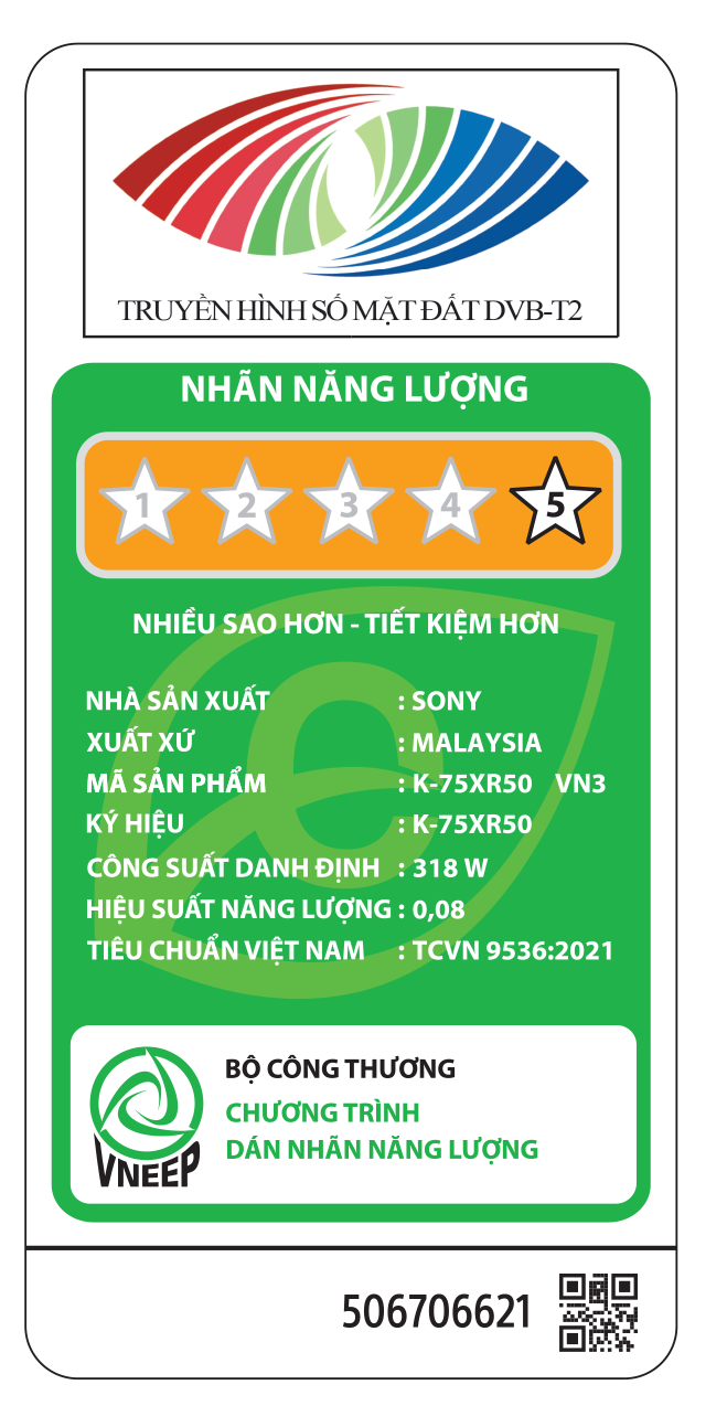 Sony Google TV Mini LED BRAVIA 5 K-75XR50 11