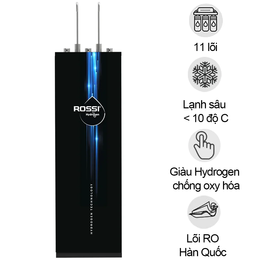Máy Lọc Nước RO Nóng Lạnh Rossi Hydrogen TA-111S1 - 11 Lõi