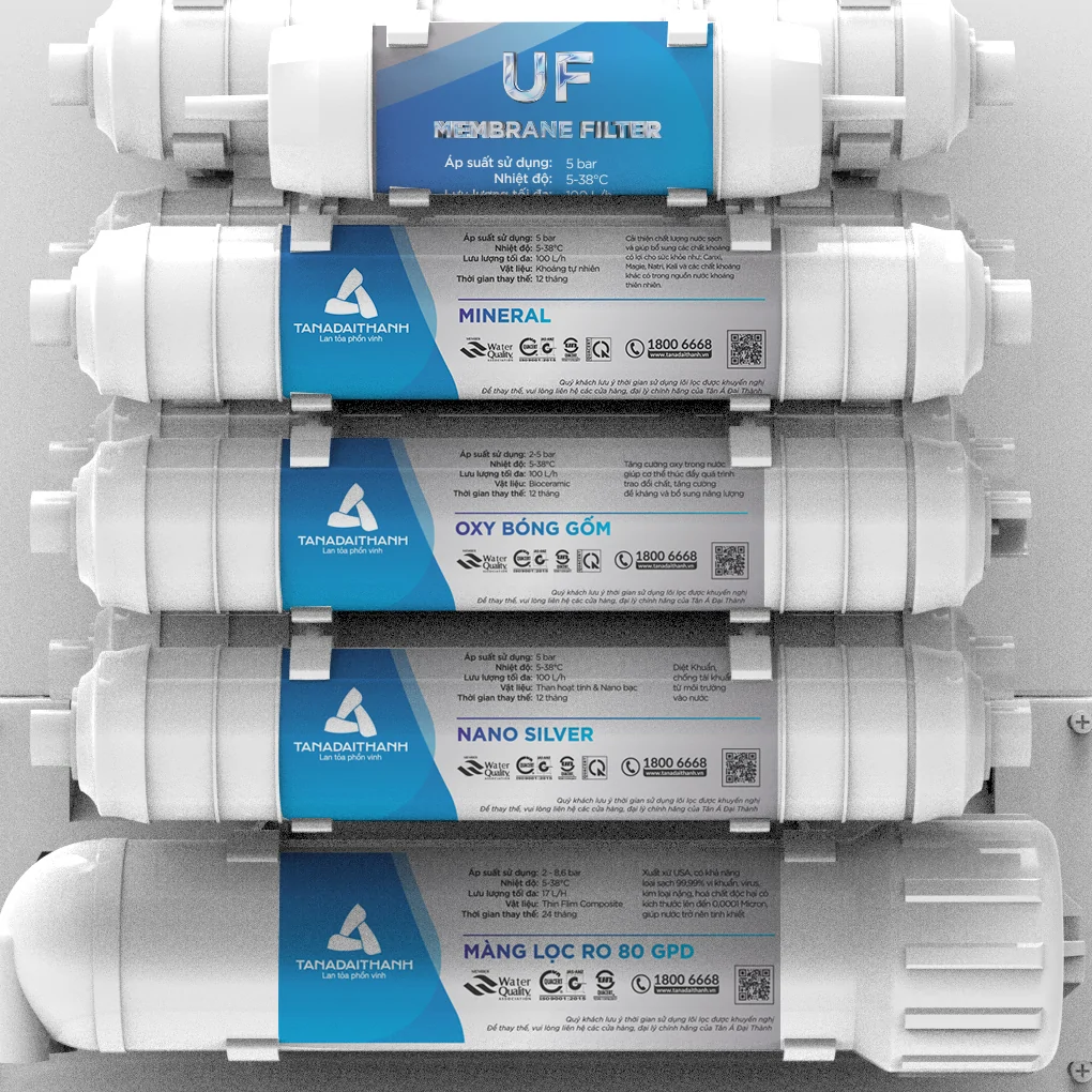 Máy Lọc Nước RO Rossi Core TA-212U0 - 12 Lõi 3