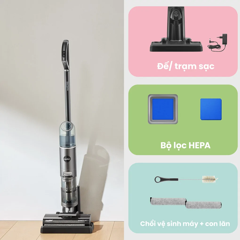 Máy Hút Bụi Lau Sàn Comfee CXC05APGY 8