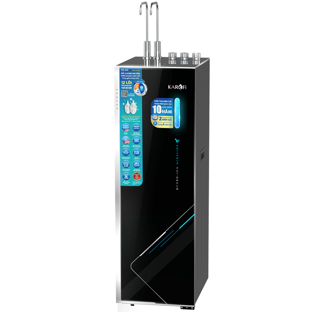 Máy Lọc Nước Hydro-ion Kiềm Nóng Lạnh Karofi KAE-S85 12 Lõi 1