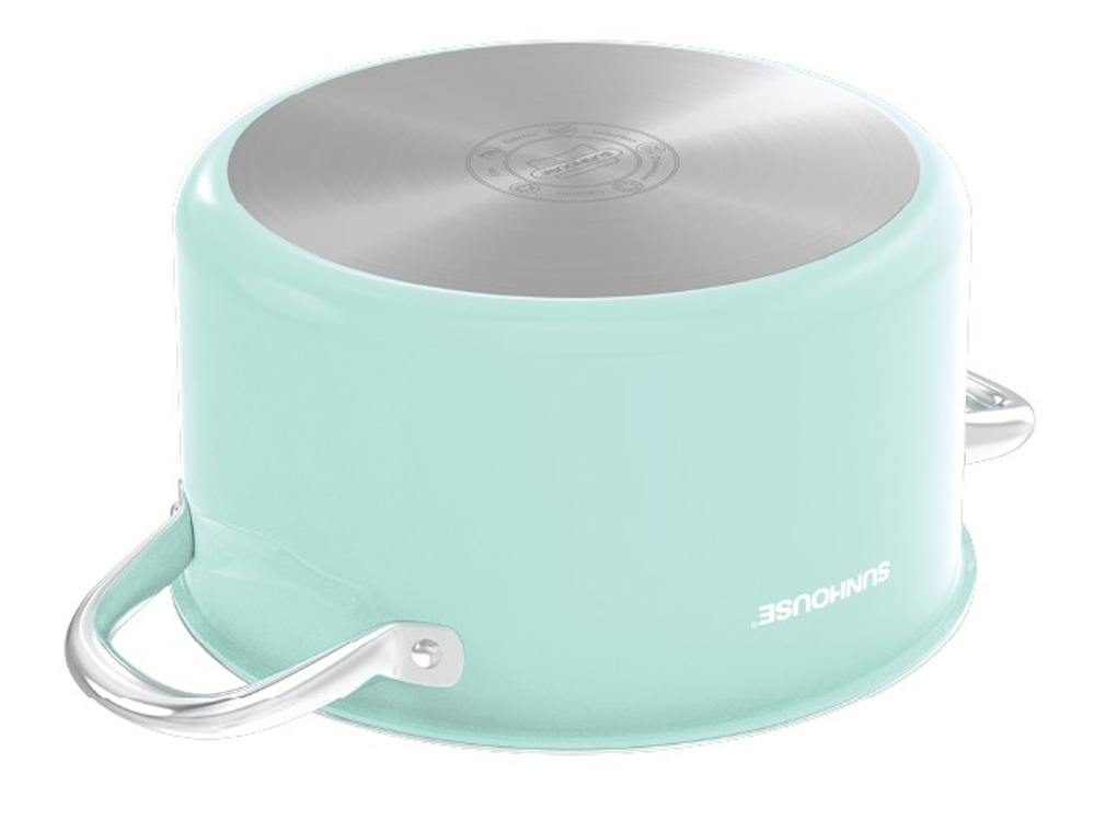 Bộ Nồi Chảo Inox 304 Đáy Liền Sunhouse Mama SHG809 2