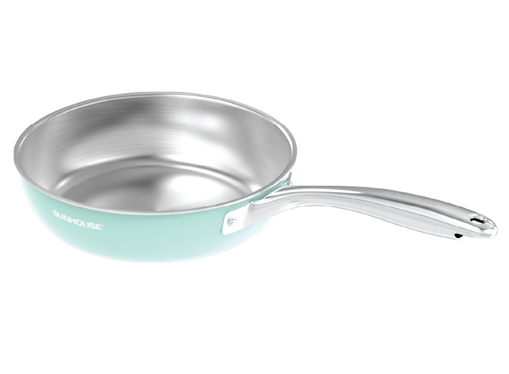 Bộ Nồi Chảo Inox 304 Đáy Liền Sunhouse Mama SHG809 3