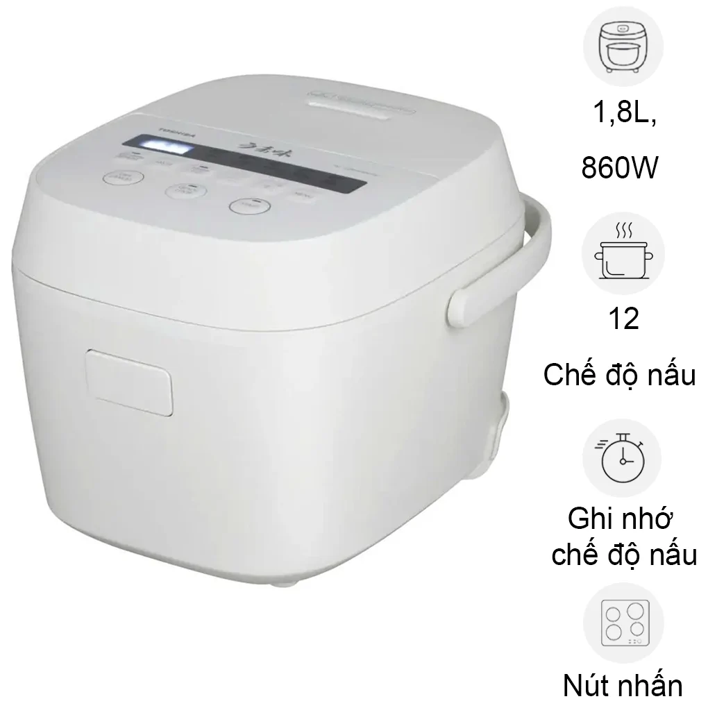 Nồi Cơm Điện Tử RC-18DR5UVN(W) 1.8 Lít