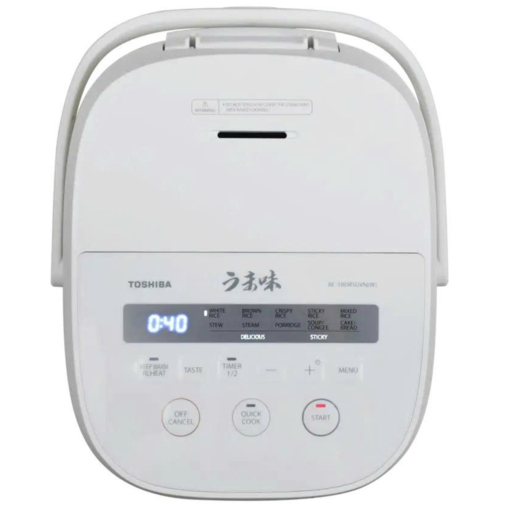 Nồi Cơm Điện Tử Toshiba RC-18DR5UVN(W) 1.8 Lít 4