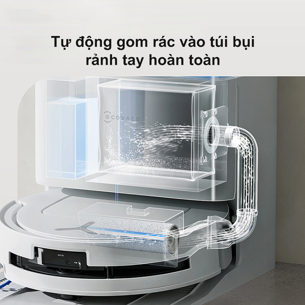 Robot Hút Bụi Lau Nhà Ecovacs Deebot T80 OMNI - Đen 21