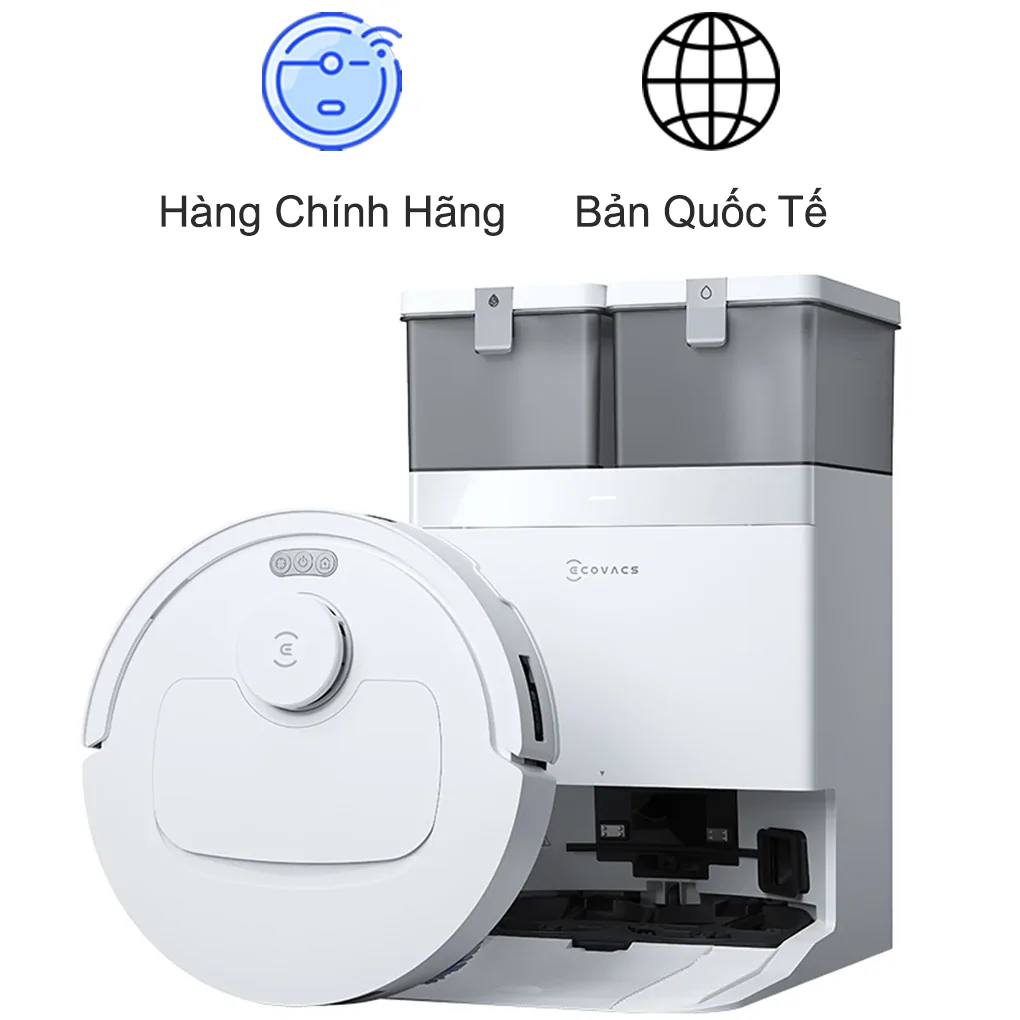 Robot Hút Bụi Lau Nhà T30C - Trắng