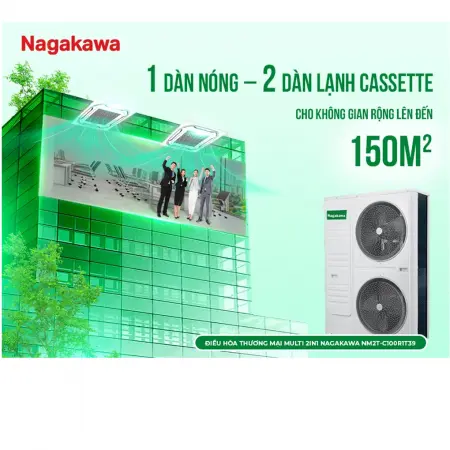 Máy Lạnh Multi 2in1 Nagakawa NM2T-C100R1T39 3