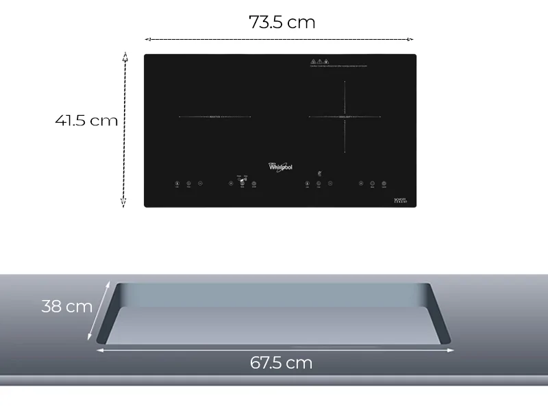 Bếp Điện Từ - Hồng Ngoại Whirlpool ACH752S/BLV 1
