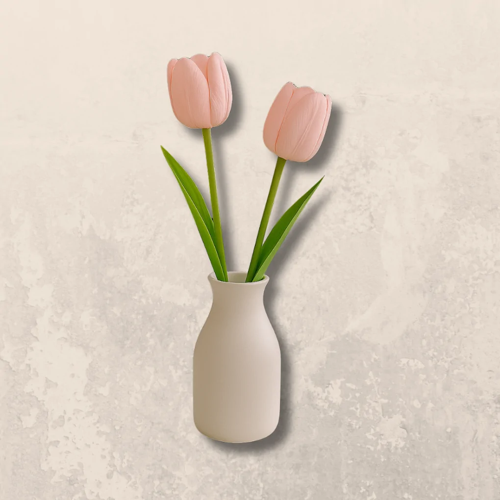 Nhánh Hoa Tulip ECOFF10 Hồng nhạt