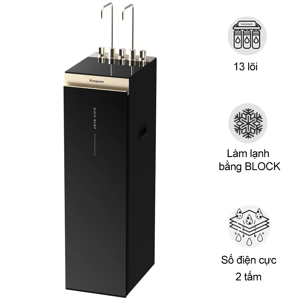 Máy Lọc Nước Kangaroo Sumire Hydrogen Ion Kiềm Nóng Lạnh KGRP13A201E3 13 Lõi