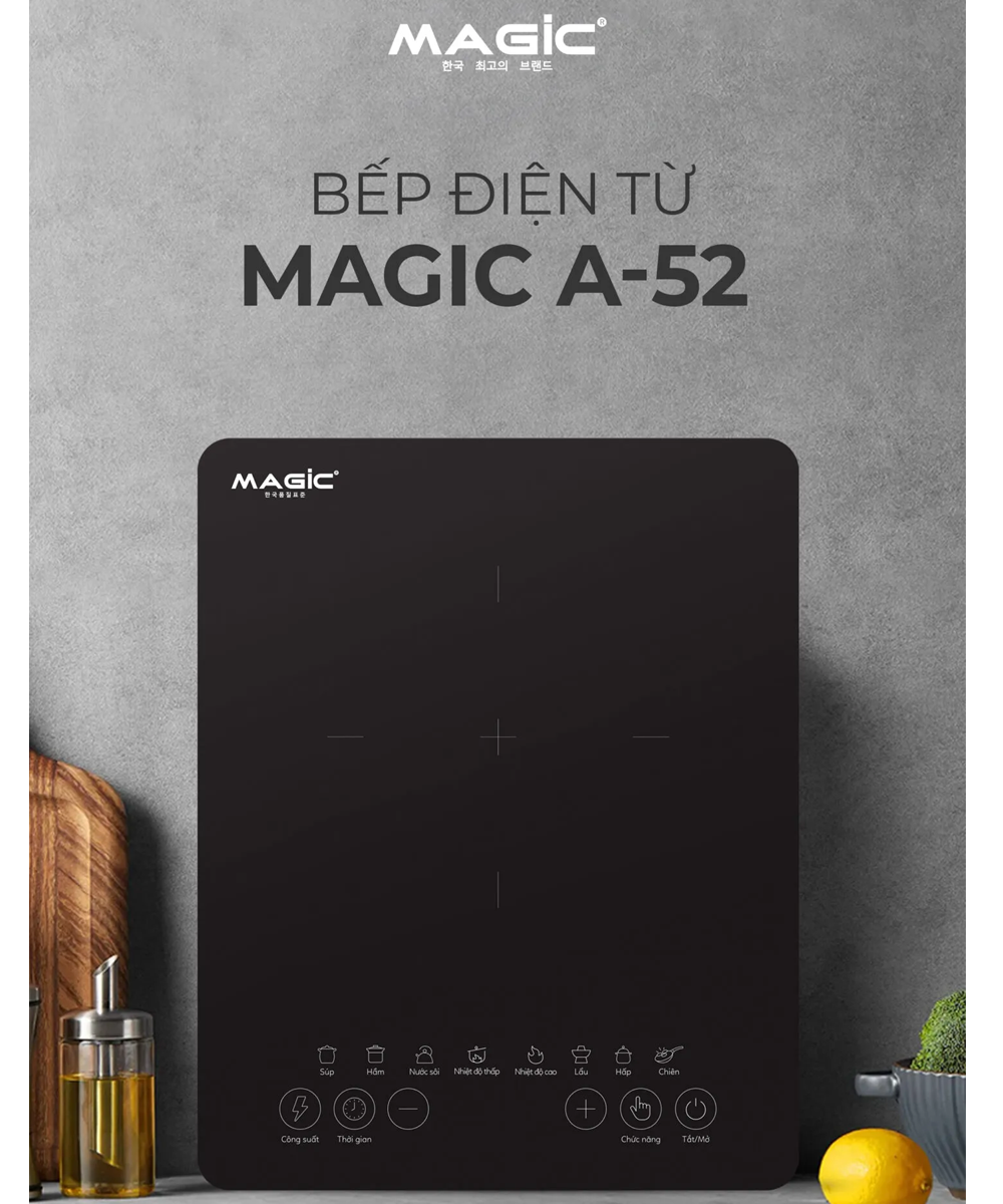 Bếp Điện Từ Magic A-52 1500W 2