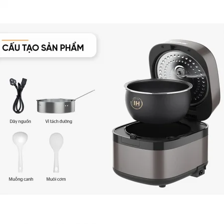 Nồi Cơm Điện Cao Tần Sunhouse SHD8826 1.5 Lít 8
