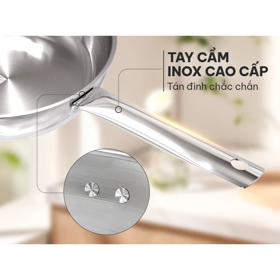 Chảo Inox Đa Lớp Sunhouse IN24M6 5