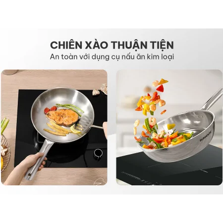 Chảo Inox Đa Lớp Sunhouse IN24M6 9