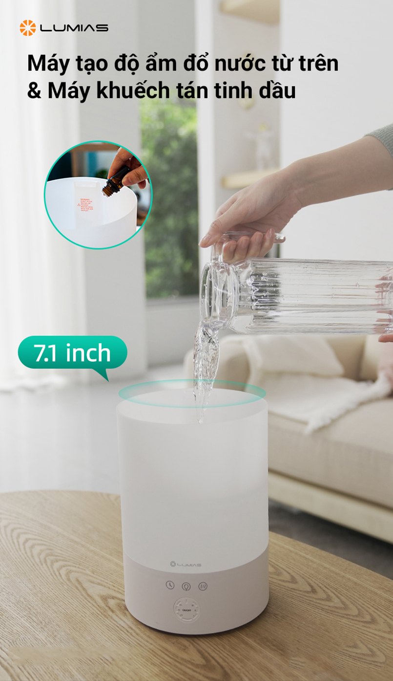 Máy Tạo Ẩm Phun Sương Lumias HUL-24W 5