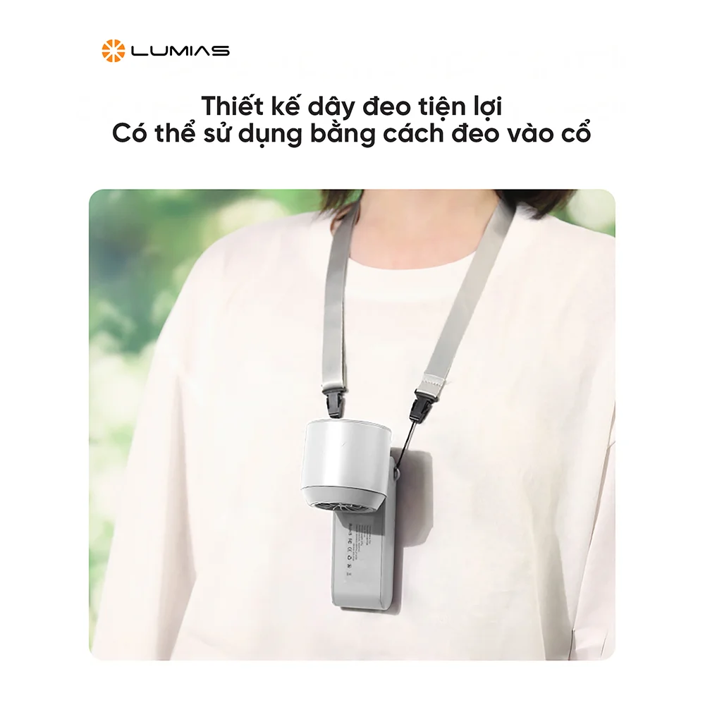 Quạt Cầm Tay Mini Có Chế Độ Làm Lạnh Lumias F3600 2