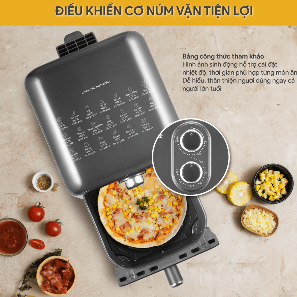 Nồi Chiên Không Dầu BlueStone AFB-5858 7 Lít 5