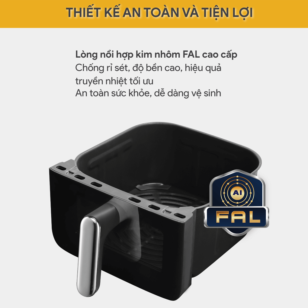 Nồi Chiên Không Dầu BlueStone AFB-5858 7 Lít 7