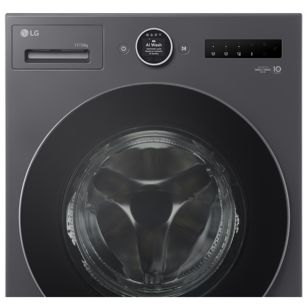 Máy Giặt Sấy LG Inverter 17/10 Kg F2517RNTG 0