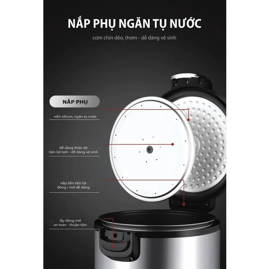 Nồi Cơm Điện Sowun SW6955 5.5 Lít 3