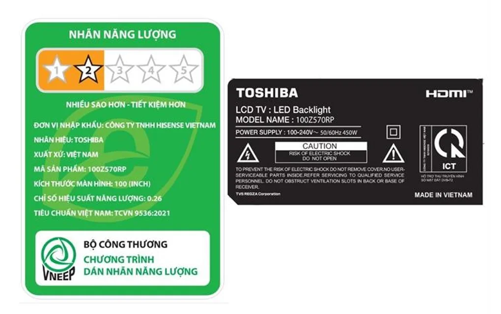 Smart Tivi QLED Toshiba AI 4K 100 Inch 100Z570RP 4