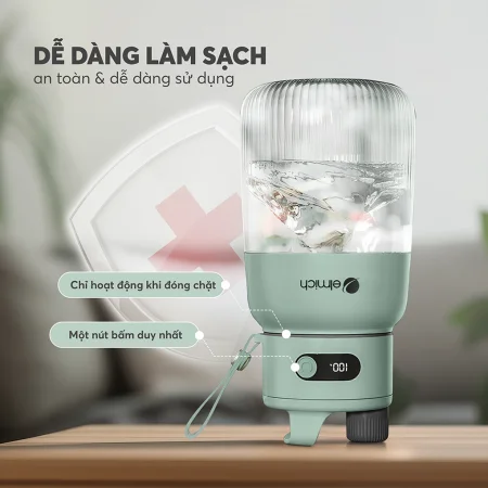 Máy Xay Sinh Tố Cầm Tay Elmich BLE9184 16