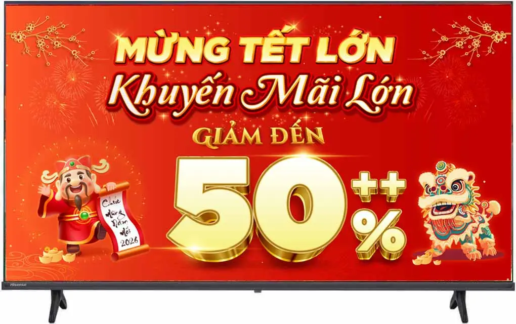 Smart Tivi Hisense Full HD 50 Inch 50A4Q