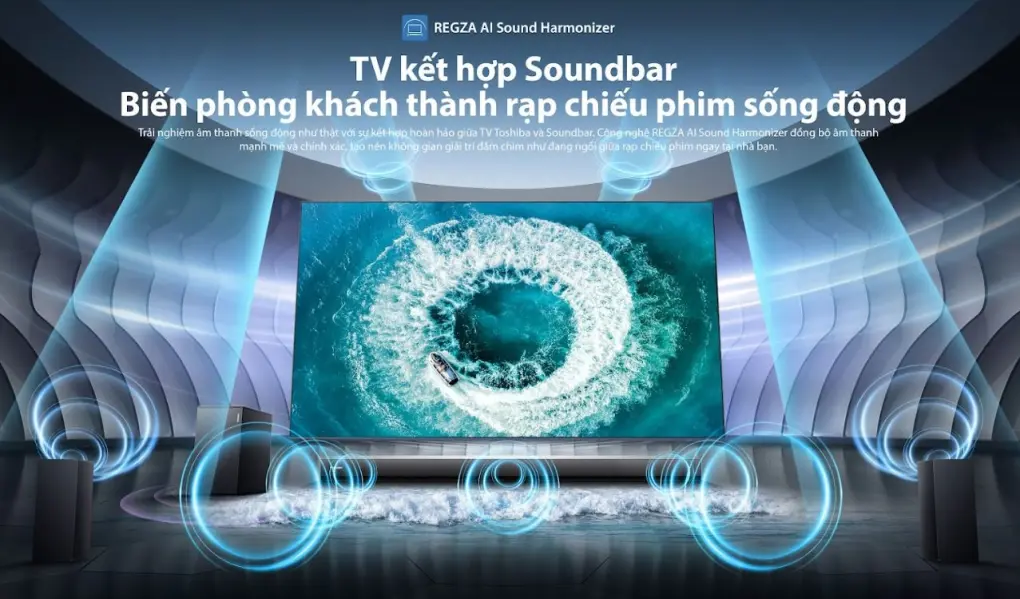 Smart Tivi Mini LED Toshiba AI 4K 65 Inch 65Z770RP 15