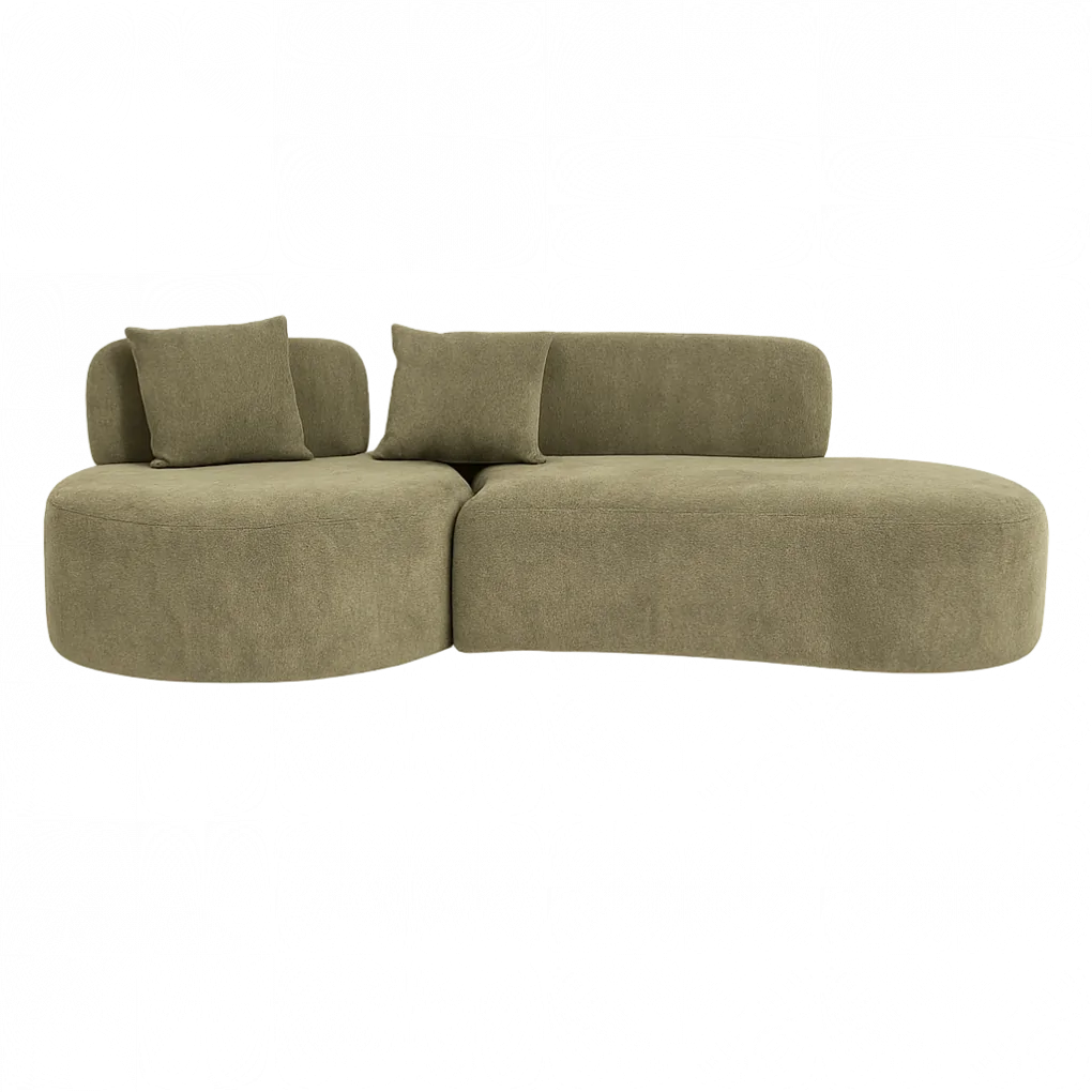 Bộ Sofa Bella MY-3077 171cm + Ghế Sofa Bella MY-3077 104cm Xanh nhạt